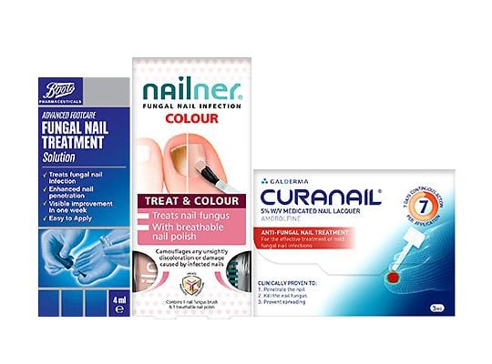 Fungal nail infection products